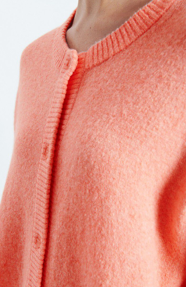 Damsville Cardigan - Guava Melange