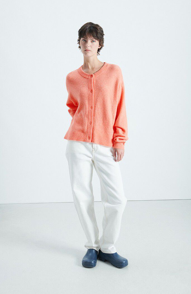 Damsville Cardigan - Guava Melange