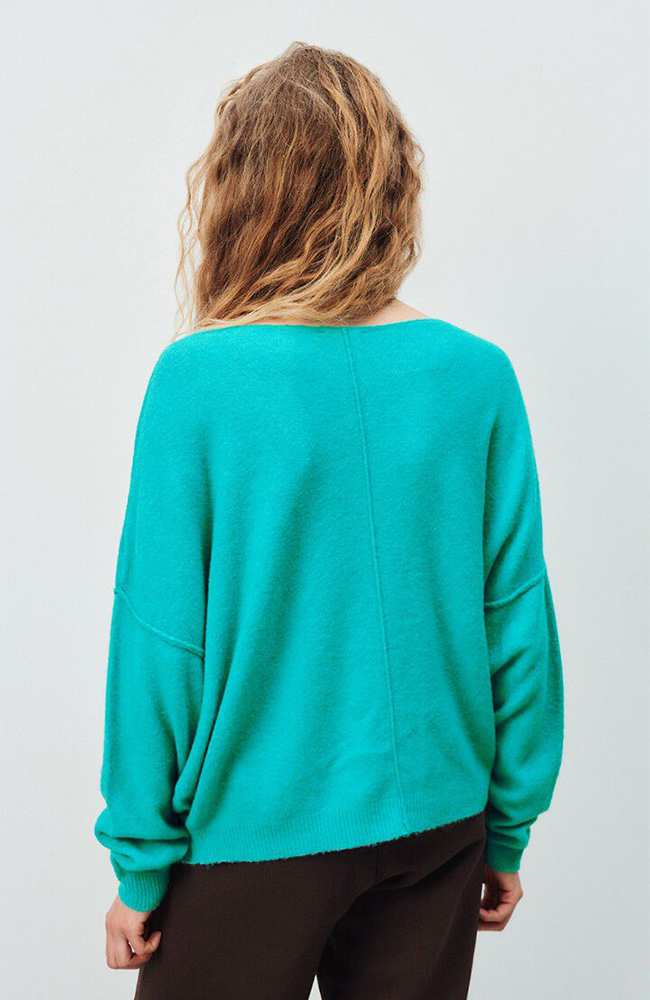 Damsville Pullover Jumper - Aquatic Melange