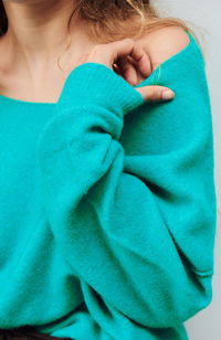 Damsville Pullover Jumper - Aquatic Melange