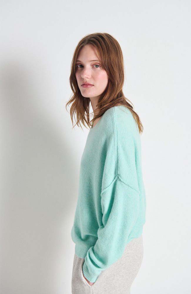 Damsville Pullover - Lagoon Melange