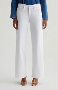 Adria Low-Rise Wide Leg - Gallery White