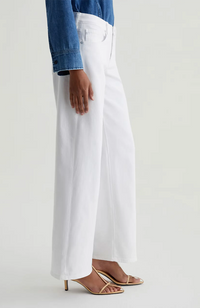 Adria Low-Rise Wide Leg - Gallery White