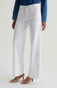 Adria Low-Rise Wide Leg - Gallery White