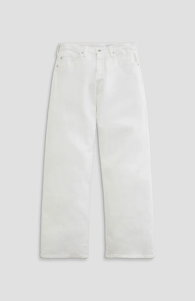 Adria Low-Rise Wide Leg - Gallery White