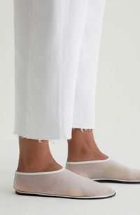 Hattie Crop High-Rise Barrel - Gallery White