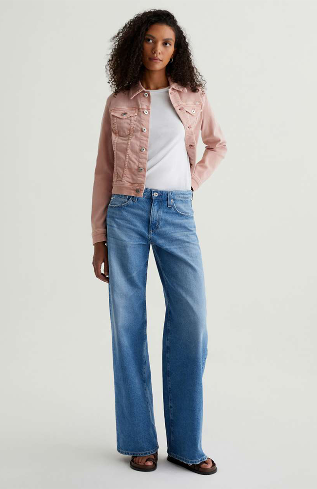 Adria Wide Leg Jean - Flashback