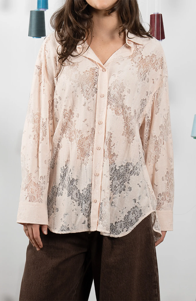 Jarrah Shirt - Pink Salt