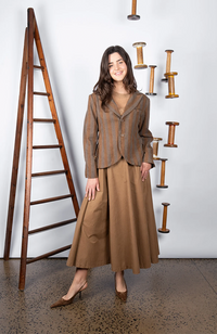 Kona Blazer - Tan Stripe