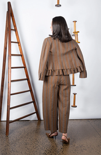 Kona Blazer - Tan Stripe