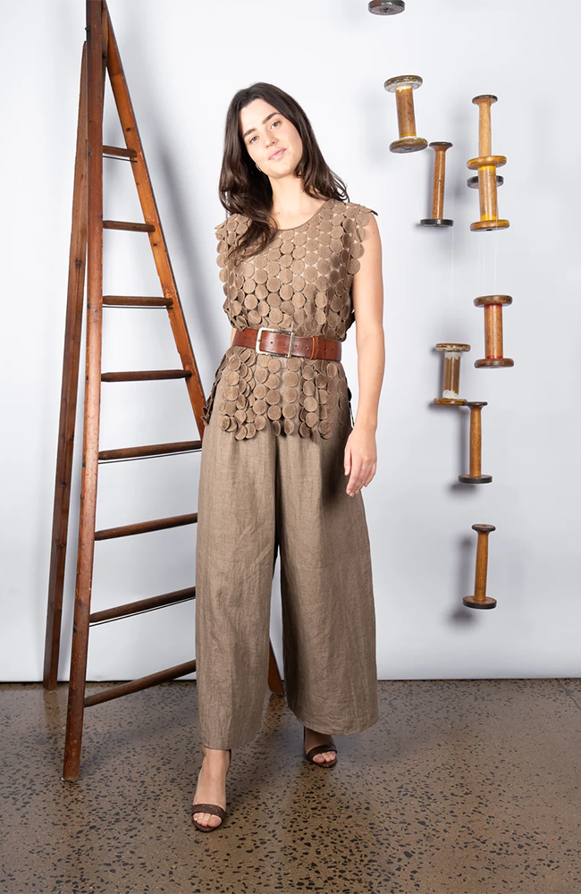 Coins Top - Tan