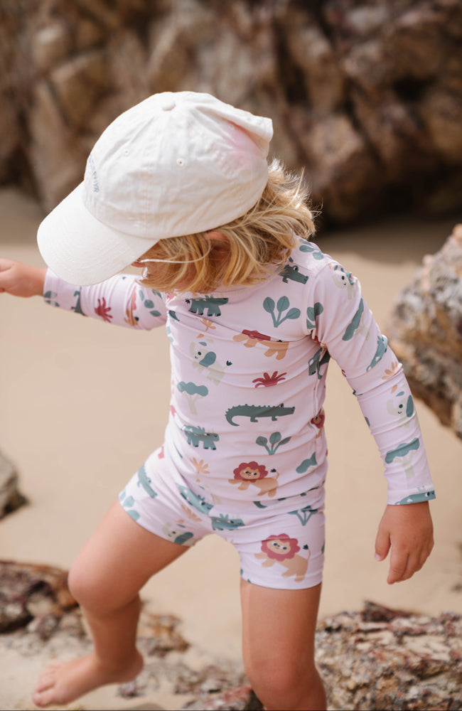 Pippie Long Sleeve Swimsuit - Jungle