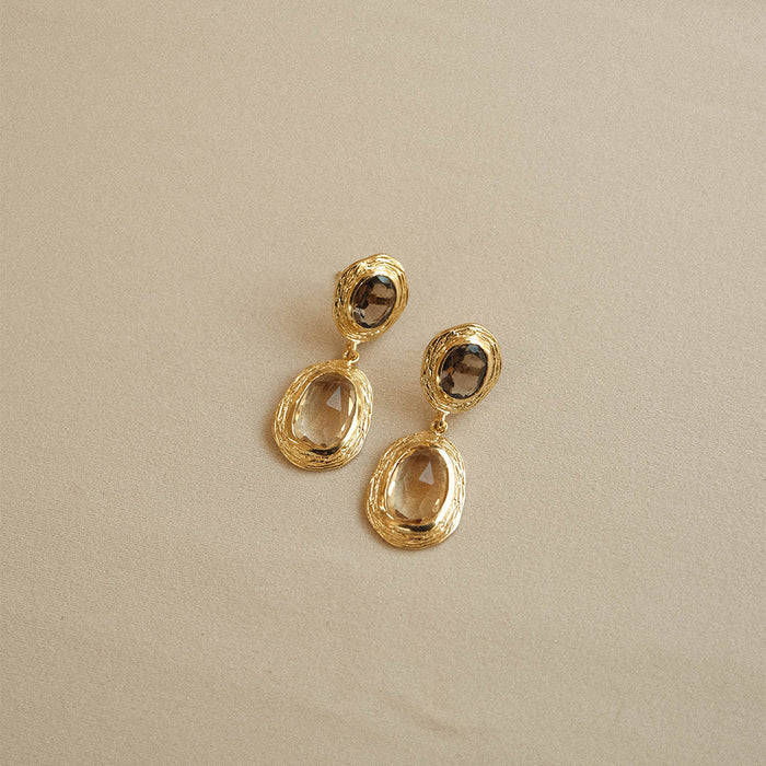 Meadow Earrings - Citrine
