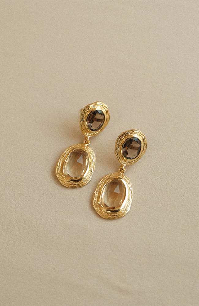 Meadow Earrings - Citrine