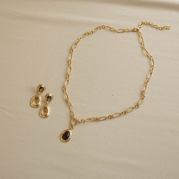 Meadow Earrings - Citrine