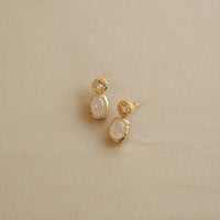 Blossom Earrings - Rose Quartz