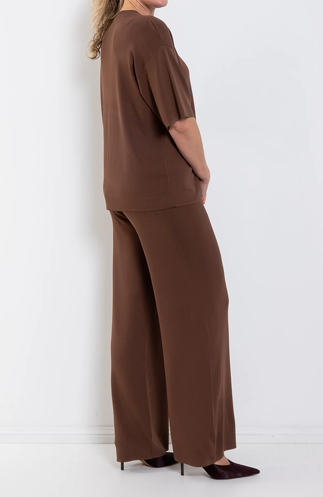 Camden Knit Tee - Chocolate