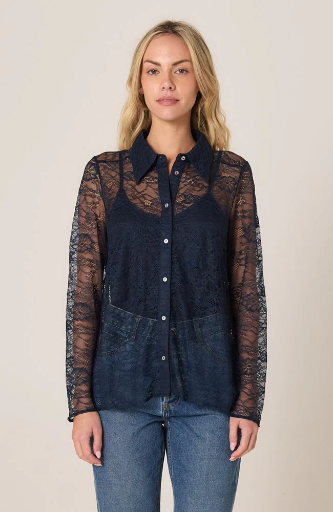 Domino Shirt - Navy