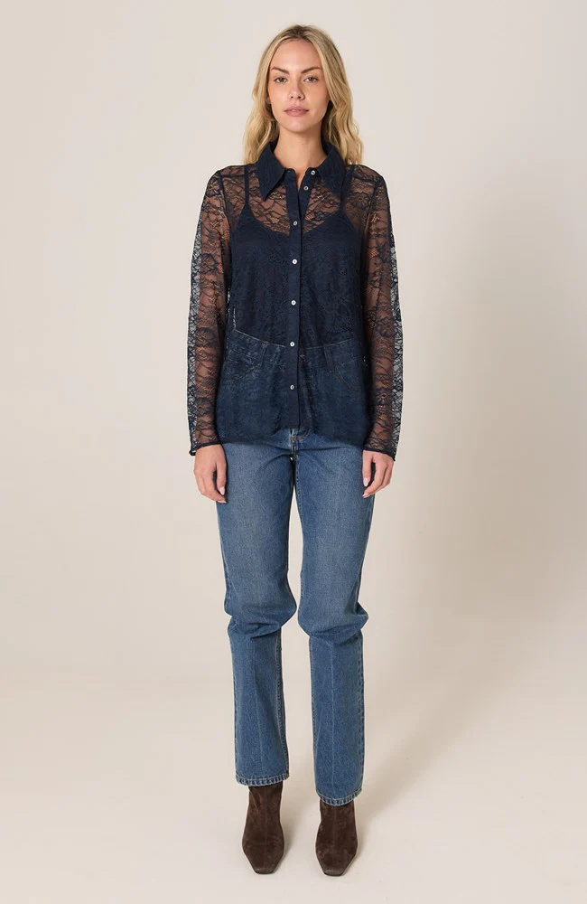 Domino Shirt - Navy