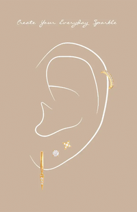 Shine Stud Earrings - Silver