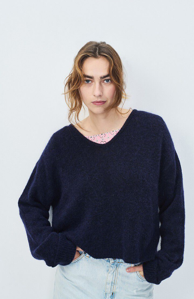 East Jumper - Navy Melange