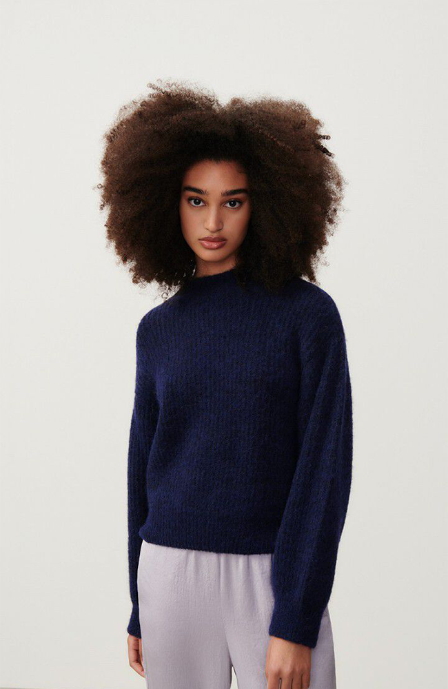 East Pullover - Navy Melange