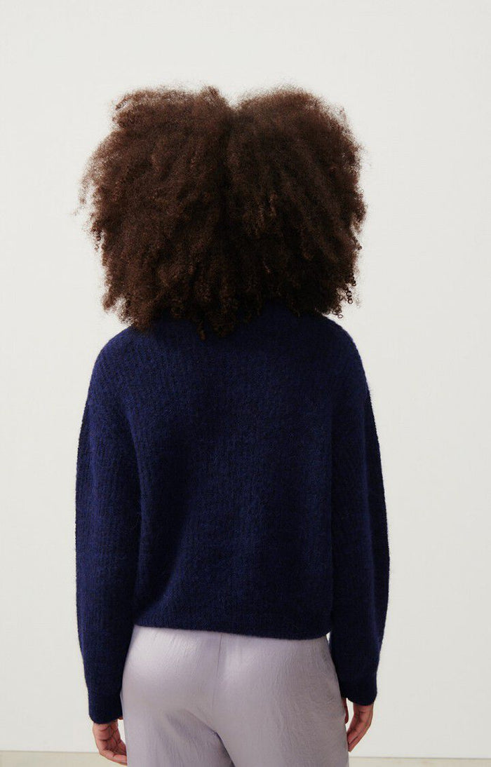 East Pullover - Navy Melange