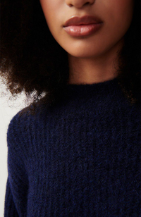 East Pullover - Navy Melange