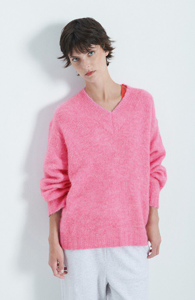 East Jumper - Melange Bubble Pink