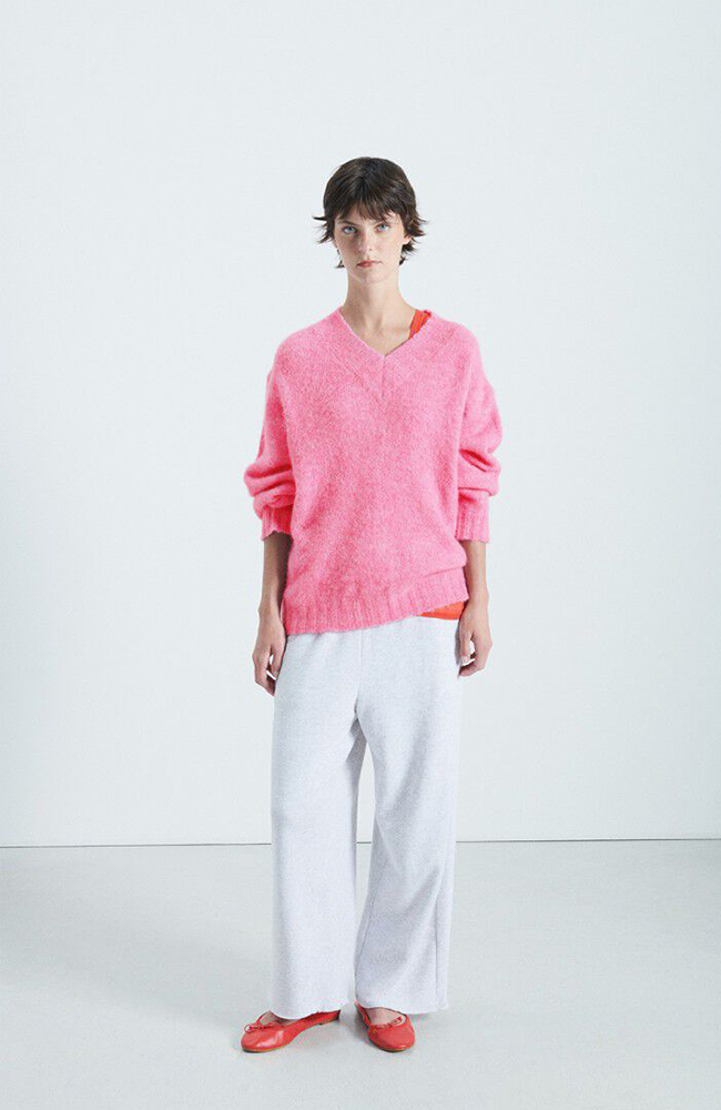 East Jumper - Melange Bubble Pink
