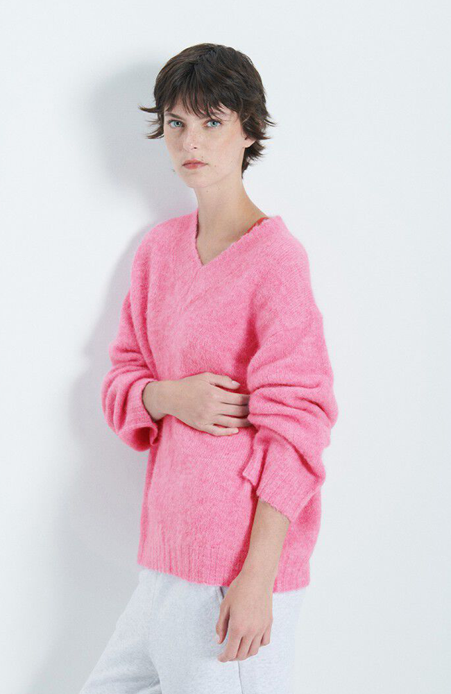 East Jumper - Melange Bubble Pink