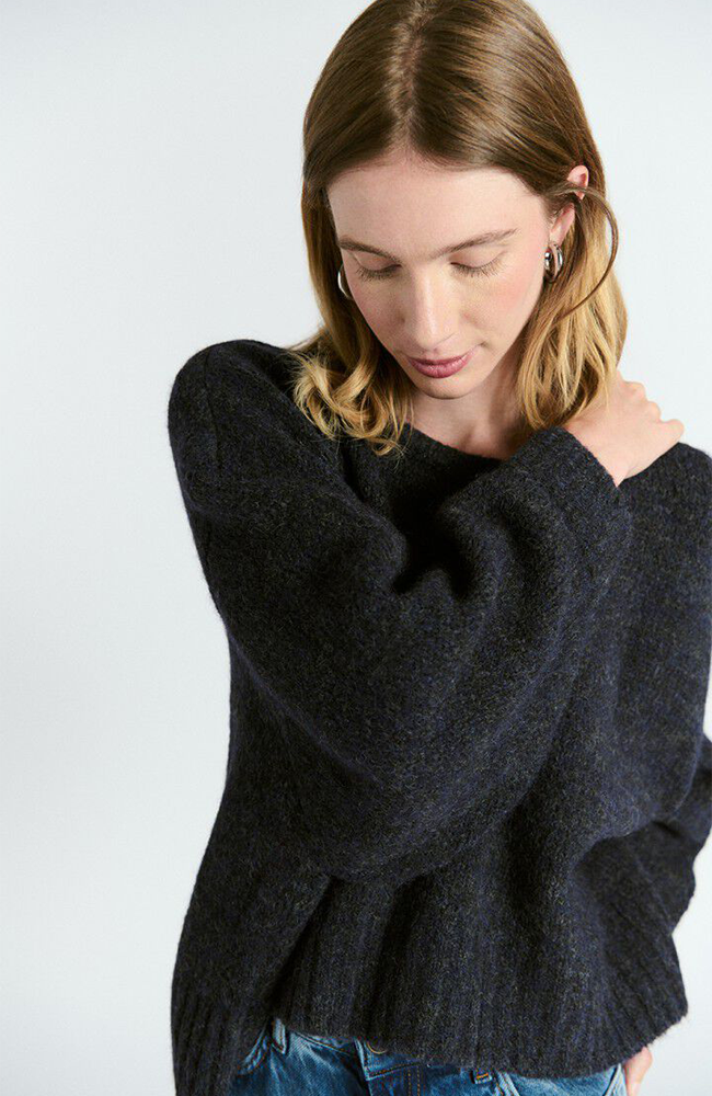 East Jumper - Navy Melange