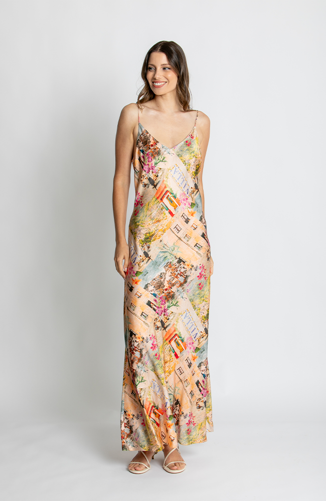 Selena Slip Dress - Capri