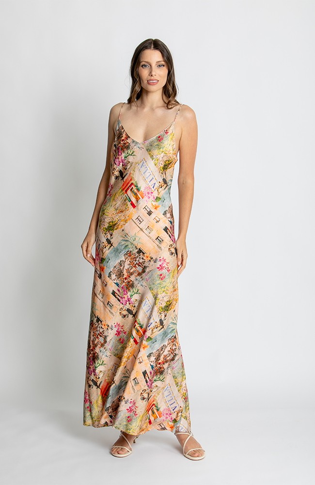 Selena Slip Dress - Capri