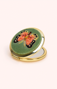 Embroidered Mirror - Bonny Butterfly