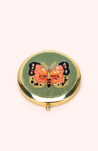 Embroidered Mirror - Bonny Butterfly