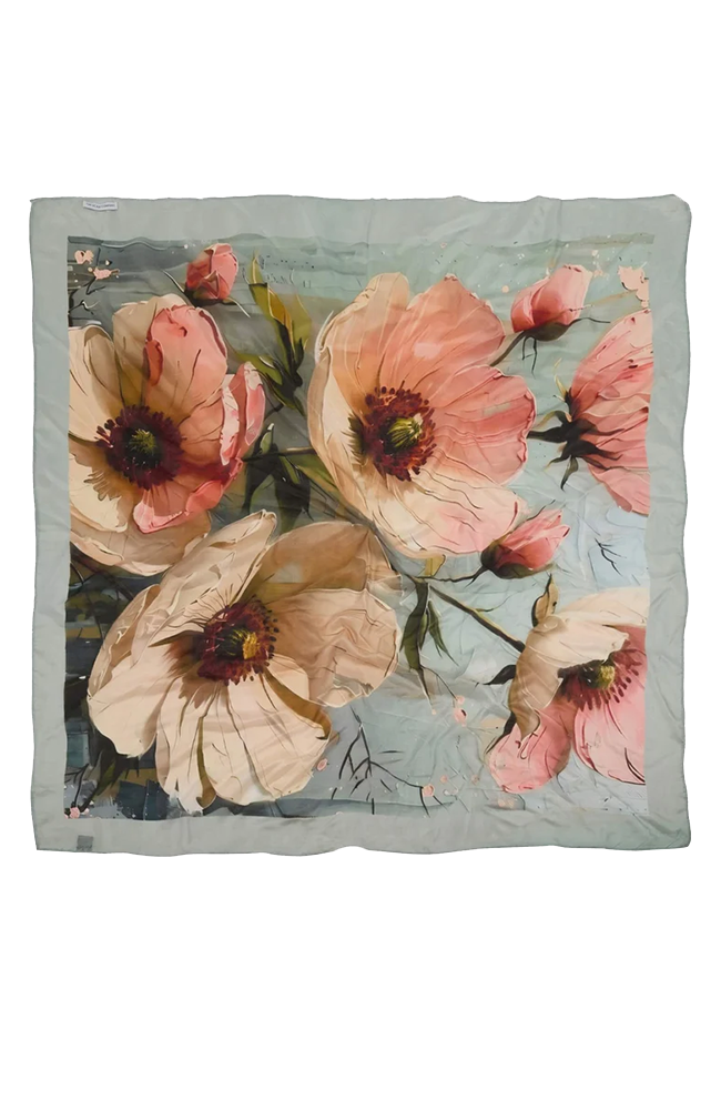 Square Silk Scarf - Estelle