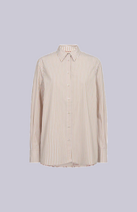 Elinda Leafy Stripe Shirt - Sesame