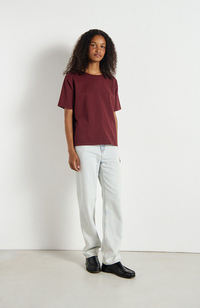Fizvalley T-shirt - Vintage Burgundy