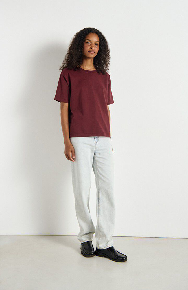 Fizvalley T-shirt - Vintage Burgundy