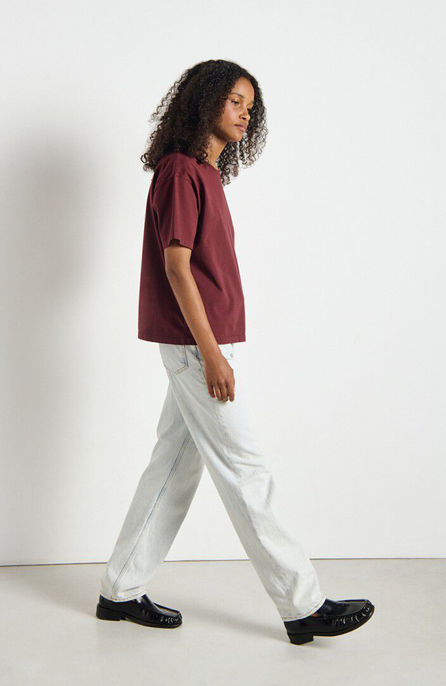 Fizvalley T-shirt - Vintage Burgundy