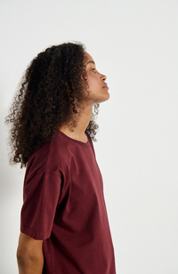 Fizvalley T-shirt - Vintage Burgundy