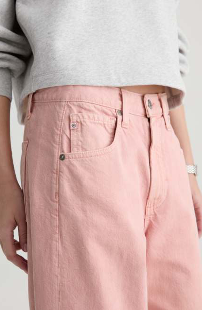 Hattie Crop Jeans - Sparkling Rose