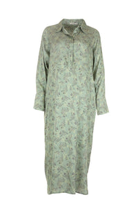 Ziva Soft Flower Dress  - Light Jade