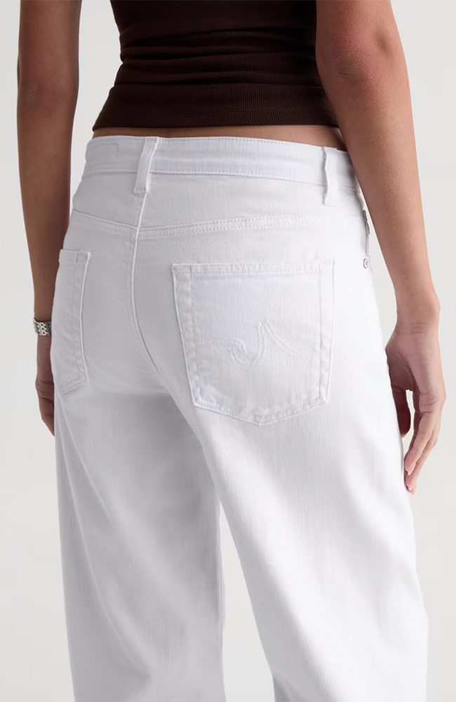Saige Wide Leg Pants - Gallery White