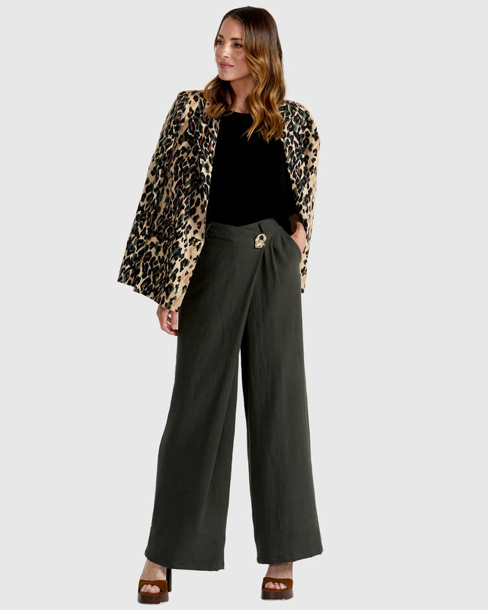 Muse Pant - Olive Green