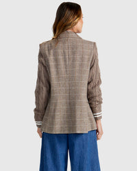 Winton Blazer - Ash Brown