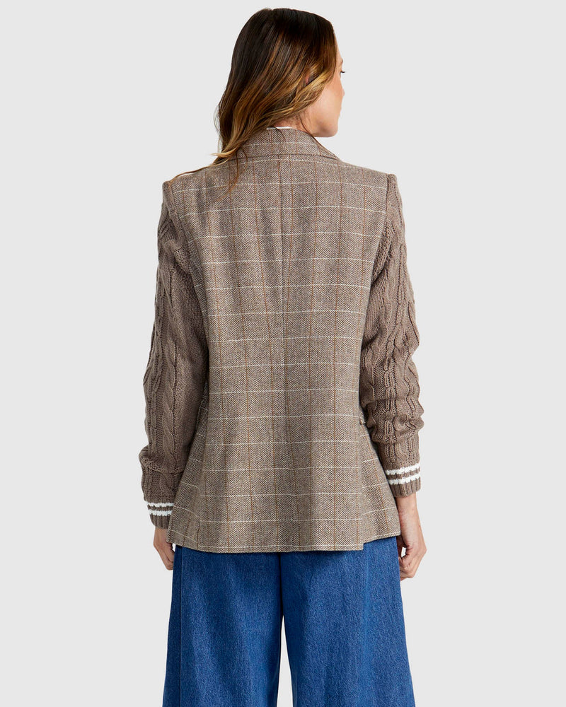 Winton Blazer - Ash Brown