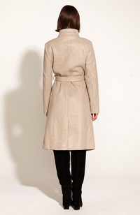 Choose You Longline Coat - Oatmeal Marle