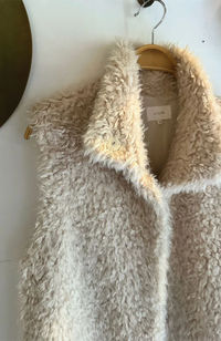 Ellen Long Vest - Ivory